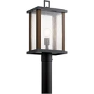 Kichler Marimount 18.25" Post Light, Clear Glass, Black - 59019BK. Fixed Price $174.97.