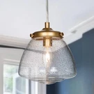 Antique Gold Pendant Light Fixture, Modern Hanging Chandelier By Gepow. Fixed Price $22.95.