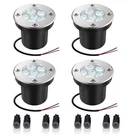 4PCS Led In Ground Well Lights Outdoor Garden Yard Landscape 6000K 12V 6W. Fixed Price $43.88.