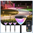 Smart Solar Pathway Lights SP6, In-app Pattern Switching Outdoor,. Fixed Price $120.00.
