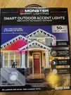 New Monster Smart Lighting Outdoor Accent Lights 50 Feet App Control. Fixed Price $69.95.