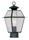 Livex Lighting 2182-04 Westover 14 Inch Black Outdoor Post Top Lantern. Fixed Price $185.96.