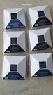 Set Of 6 Deckorators 4" X Solar Led Plastic Post Cap White # 282770 New. Fixed Price $49.97.