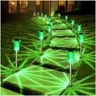 Denicmic Solar Lights Outdoor 10 Pack Waterproof Green Led Stainless Steel St.... Fixed Price $35.52.