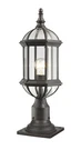 Z-lite 563PHM-533PM Annex 1 Light 22" Tall Outdoor Pier Mount Rust. Fixed Price $125.80.