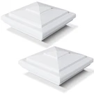 4"X4"VINYL Fence Post Cap (actual 4"X4") New England Pyramid Pvc Square Top. Fixed Price $28.56.