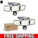 Philips Solar Security Light Outdoor, 196 Led Wall-mounted Flood W/pir Mot. Fixed Price $47.49.