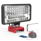Ecarke Led Work Light Compatible With Milwaukee 18V Battery, 7'' 145W, Red. Fixed Price $42.29.
