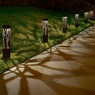 Tommy Bahama, 6 Pk - Solar Led Path Garden Patio Landscape Bollard Lights. Fixed Price $108.00.