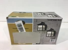 Hampton Bay Black Outdoor Integrated Led Wall Mount Lantern (2-PACK) New. Fixed Price $42.99.