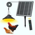 Solar Chicken Coop Light With Timer 3000K Warm Led, IP66 Waterproof & 16.4F.... Fixed Price $62.99.
