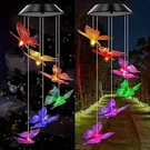 Solar Led Garden Outdoor Wind Chimes Colour Changing Lights Butterfly Us. Fixed Price $12.99.