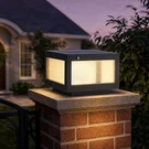 12 In Outdoor Square Modern Solar Led Lamp Post Light Black Pillar Dusk To Dawn. Fixed Price $126.99.