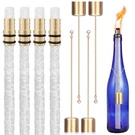 Ncyoew Wine Bottle Torch Kit, Long Life Wicks For Tiki Standard, Golden. Fixed Price $24.99.