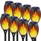 Kurifier Solar Lights Outdoor, 8PACK Torch With Flickering Flame,.... Fixed Price $39.81.