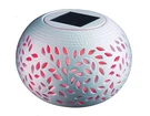2PK Solar Ceramic Patio Garden Illuminated Table Lamp W Changing Color Led Light. Fixed Price $24.00.
