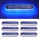 Blue Solar Lights For Outside 6 Pack,marine Dock Powered Waterpr.... Fixed Price $63.99.