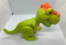 Dongguan Toy Dragon T-rex Eyes Light Up Roars 8 12''L Green & Orange Free Ship. Fixed Price $19.99.