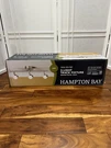 Hampton Bay 3-LIGHT Brushed Nickel Semi-flushmount Led Fixed Track Lighting. Fixed Price $35.00.