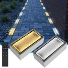 Solar Paver Lights IP67 Waterproof Brick Pathway Outdoor, 4X8 Recessed .... Fixed Price $83.28.