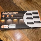 6 Pack Solar Fence Outdoor Waterproof Bright Lights Warm Rgb Black Wdtpro. Fixed Price $30.00.