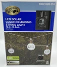 Lot Of 12 Pack Hampton Bay Led Solar Color Changing String Lights - Patio. Fixed Price $239.88.