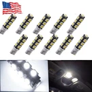 10PCS Landscape Light 13LED/SMD Per Bulb 194 T10 T5 Wedge Base 12V Dc 1407WW. Fixed Price $11.30.