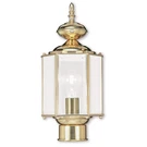 Livex Lighting 2117-02 Outdoor Basics Post Accessories Polished Brass. Fixed Price $177.96.