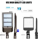 Juyace 300W Led Parking Lot Light Slip Fitter Mount Dusk To Dawn IP65 Shoebox ... Fixed Price $183.75.