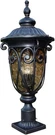 New Outdoor Exterior Post Lamp Oil Rubbed Bronze Gold Stone Glass Fast Shipping. Fixed Price $145.97.