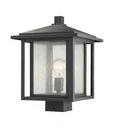 Bellevue ZPL15192 Emil 15" Tall Outdoor Single Head Post Light - Black. Fixed Price $244.80.