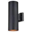 Vaxcel Chiasso 2 Lt 14" Dusk To Dawn Outdoor Wall Light Sconce Black/clear T0653. Fixed Price $59.44.