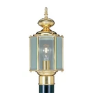 Livex Lighting Outdoor Basics Post Head Polished Brass 2117-02. Fixed Price $177.96.