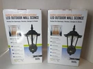 Maxsa Innovations 44719 Battery-powered Motion-activated Plastic Led Wall Scones. Fixed Price $75.00.