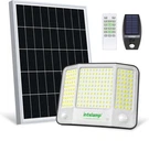 Intelamp Solar Flood Lights Outdoor Waterproof, 20000MAH 4000LM Linkable Dual.... Fixed Price $93.49.