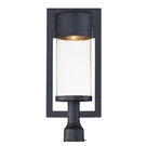 Maxim 55890BG Focus 22" Tall Led Outdoor Single Head Post Light - Black. Fixed Price $196.20.