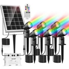 Meikee 6 1 Rgb Solar Landscape Lights With Remote, Color Changing Led .... Fixed Price $72.27.