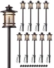 Edishine Pack Low Voltage Landscape Lights 12V Warm White Waterproof Path. Fixed Price $269.99.