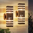 Delicavy 2 Pack Oil Rubbed Bronze Outdoor Wall Lights Fixtures Motion Sensor Up. Fixed Price $141.59.
