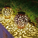 Large Solar Lanterns 2 Pack Outdoor Waterproof Led Metal Hanging Brown. Fixed Price $40.10.