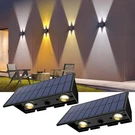 Solar Fence Lights, 2PACK Wall Outdoor Up And Down Waterproof Ip.... Fixed Price $37.31.