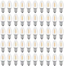 50 Pack C7 Clear Led Replacement Christmas Light Bulb, Base 120V Waterpro. Fixed Price $26.93.