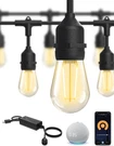 Xmcosy+ Smart Patio Lights 49FT Led Outdoor String Waterproof IP65, Ap.... Fixed Price $89.99.