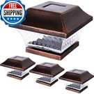 Sunwind Solar Post Cap Lights Outdoor 4X4 Led Garden Lighting Deck Fence. Fixed Price $43.06.