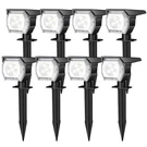 Eiuio Solar Outdoor 3 Modes Auto On/off Waterproof Spotlights For Garden. Fixed Price $74.98.