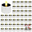 30 Pcs Solar Power Tea Lights Reusable Flameless Candle 2.3 X Inch. Fixed Price $67.30.