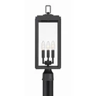 Crystorama Byron 3 Light Outdoor Post Mount, Matte Black BYR-80109-MK. Fixed Price $302.40.