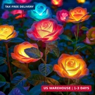 Wdtpro Solar Garden Lights Outdoor, 4 Pack With 20 Rose Flow. Fixed Price $43.48.