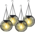 2/4PCS Solar Lantern Outdoor, Upgraded Hanging Lights Garden Lighting Us. Fixed Price $11.60.