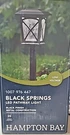 Hampton Bay Springs Low Voltage 35LUMEN Led Path Light Black 99160 *A-1. Fixed Price $25.99.